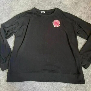 WOMENS black longsleeve shirt from ardene